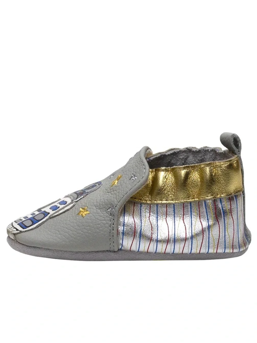 Robeez Star Wars Grey and Gold R2-D2 & C-3PO Baby Shoes